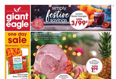 Giant Eagle (OH) Weekly Ad Flyer Specials December 21 to December 27, 2023