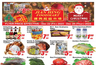Jian Hing Foodmart (Scarborough) Flyer December 22 to 28