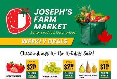 Joseph's Farm Market Flyer December 22 to 27