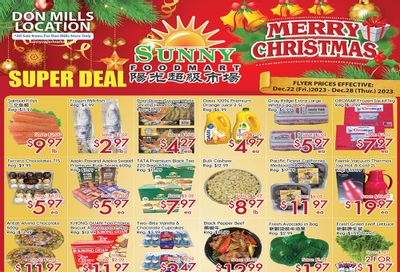 Sunny Foodmart (Don Mills) Flyer December 22 to 28