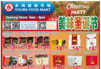 Yours Food Mart Flyer December 22 to 28