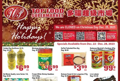 Top Food Supermarket Flyer December 22 to 28