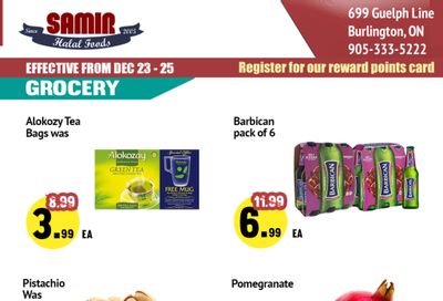 Samir Supermarket Flyer December 23 to 25