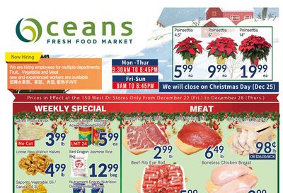 Oceans Fresh Food Market (West Dr., Brampton) Flyer December 22 to 28
