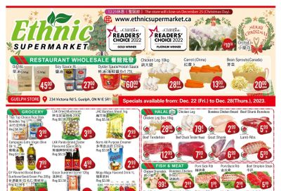 Ethnic Supermarket (Guelph) Flyer December 22 to 28