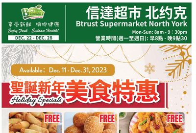 Btrust Supermarket (North York) Flyer December 22 to 28