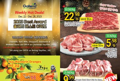 Galleria Supermarket Flyer December 22 to 28