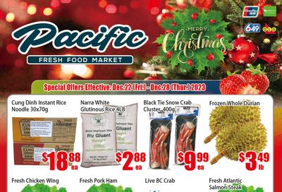 Pacific Fresh Food Market (North York) Flyer December 22 to 28