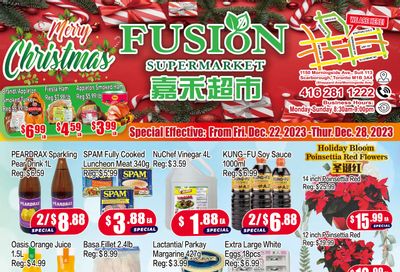 Fusion Supermarket Flyer December 22 to 28