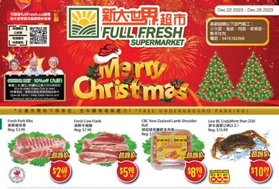 Full Fresh Supermarket Flyer December 22 to 28