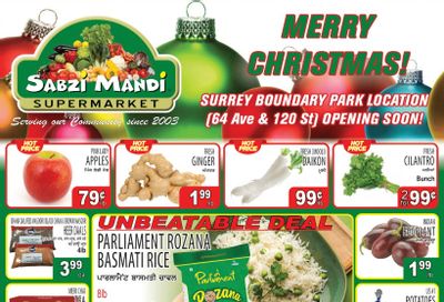Sabzi Mandi Supermarket Flyer December 22 to 27