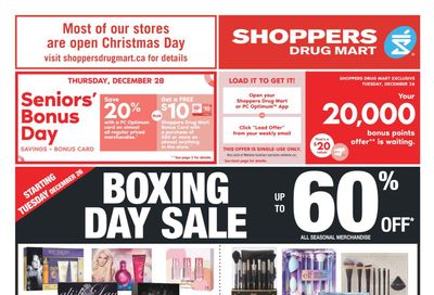 Shoppers Drug Mart (ON) Flyer December 26 to 29