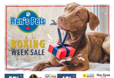 Ren's Pets Boxing Week Sale Flyer December 25 to 29