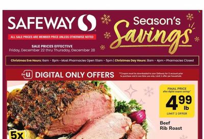 Safeway (MD) Weekly Ad Flyer Specials December 22 to December 28, 2023