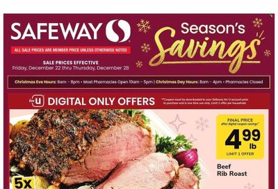 Safeway (DC, MD) Weekly Ad Flyer Specials December 22 to December 28, 2023