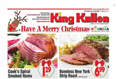 King Kullen (NY) Weekly Ad Flyer Specials December 22 to December 28, 2023