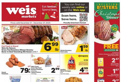 Weis (MD, NY, PA) Weekly Ad Flyer Specials December 21 to December 27, 2023