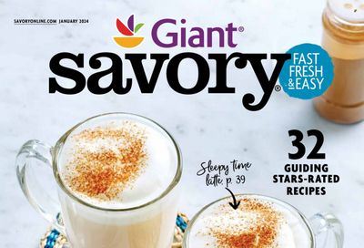 Giant Food (DE, MD, VA) Weekly Ad Flyer Specials January 1 to January 31, 2024