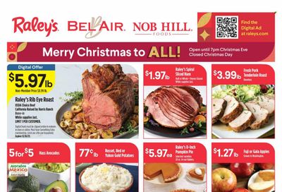 Raley's (CA, NV) Weekly Ad Flyer Specials December 20 to December 26, 2023