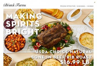Bristol Farms (CA) Weekly Ad Flyer Specials December 20 to January 2, 2024