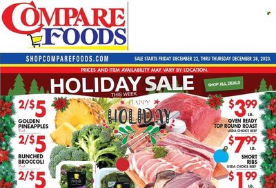 Compare Foods (CT, MD, NC, NJ, NY, RI) Weekly Ad Flyer Specials December 22 to December 28, 2023