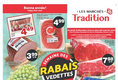 Marche Tradition (QC) Flyer December 28 to January 3