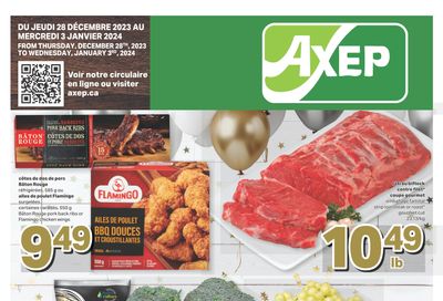 Axep Flyer December 28 to January 3