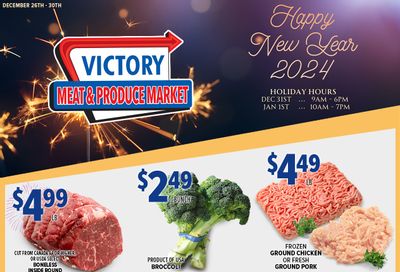Victory Meat Market Flyer December 26 to 30