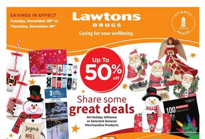 Lawtons Drugs Flyer December 26 to 28