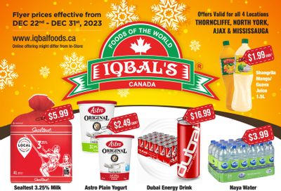 Iqbal Foods Flyer December 22 to 31