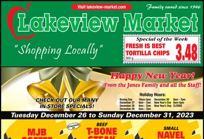 Lakeview Market Flyer December 26 to 31