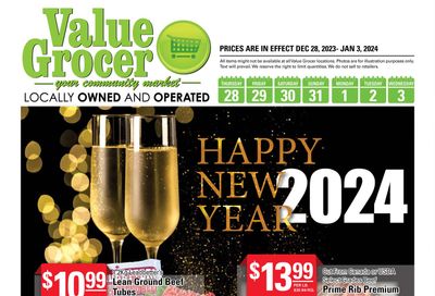 Value Grocer Flyer December 28 to January 3