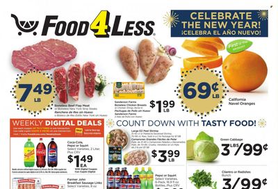 Food 4 Less (CA) Weekly Ad Flyer Specials December 27 to January 2, 2024