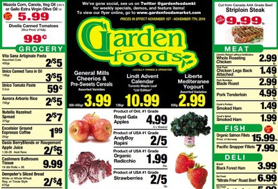 Garden Foods Flyer November 1 to 7