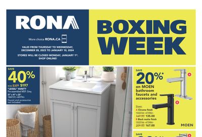 Rona (ON) Flyer December 28 to January 3