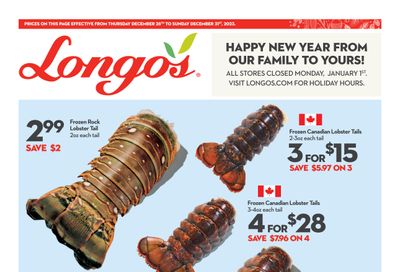 Longo's Flyer December 28 to 31