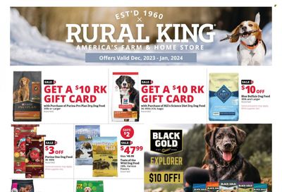 Rural King Weekly Ad Flyer Specials December 1 to January 31, 2024