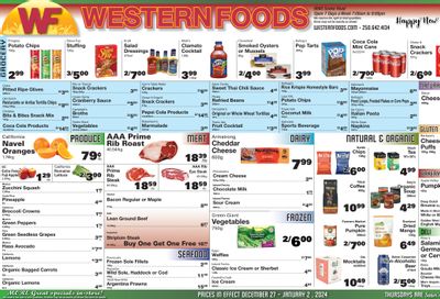 Western Foods Flyer December 27 to January 2