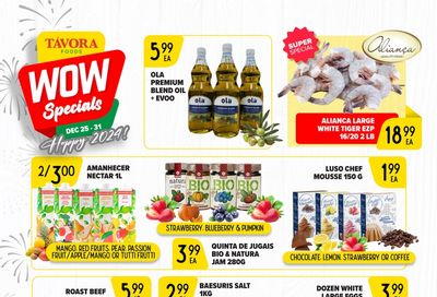 Tavora Foods Flyer December 25 to 31