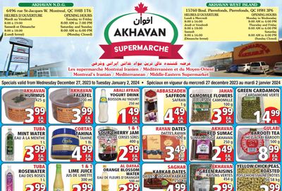 Akhavan Supermarche Flyer December 27 to January 2