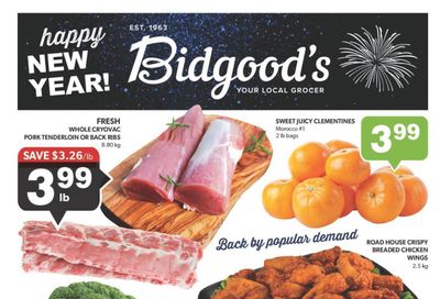 Bidgood's Flyer December 28 to January 3