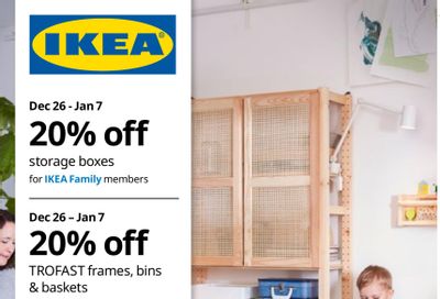 Ikea Flyer December 26 to January 7