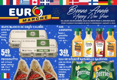 Euro Marche Flyer December 28 to January 3