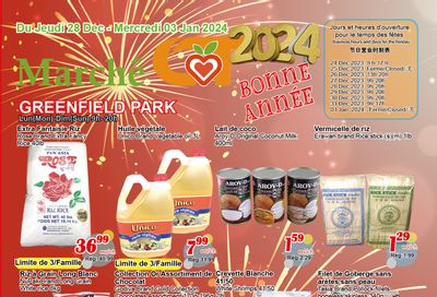 Marche C&T (Greenfield Park) Flyer December 28 to January 3