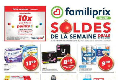 Familiprix Sante Flyer December 28 to January 3