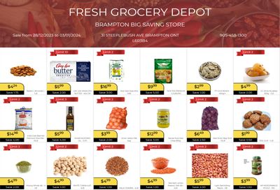 Fresh Grocery Depot Flyer December 28 to January 3