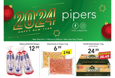 Pipers Superstore Flyer December 27 to January 3