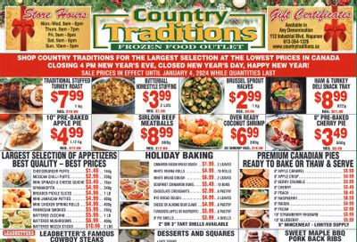 Country Traditions Flyer December 28 to January 4