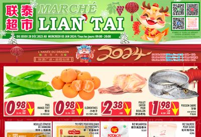 Marche Lian Tai Flyer December 28 to January 3