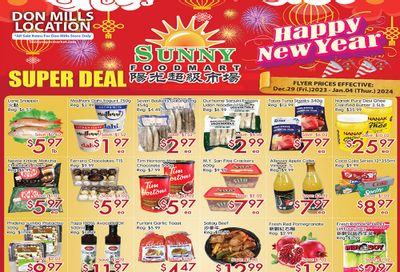 Sunny Foodmart (Don Mills) Flyer December 29 to January 4